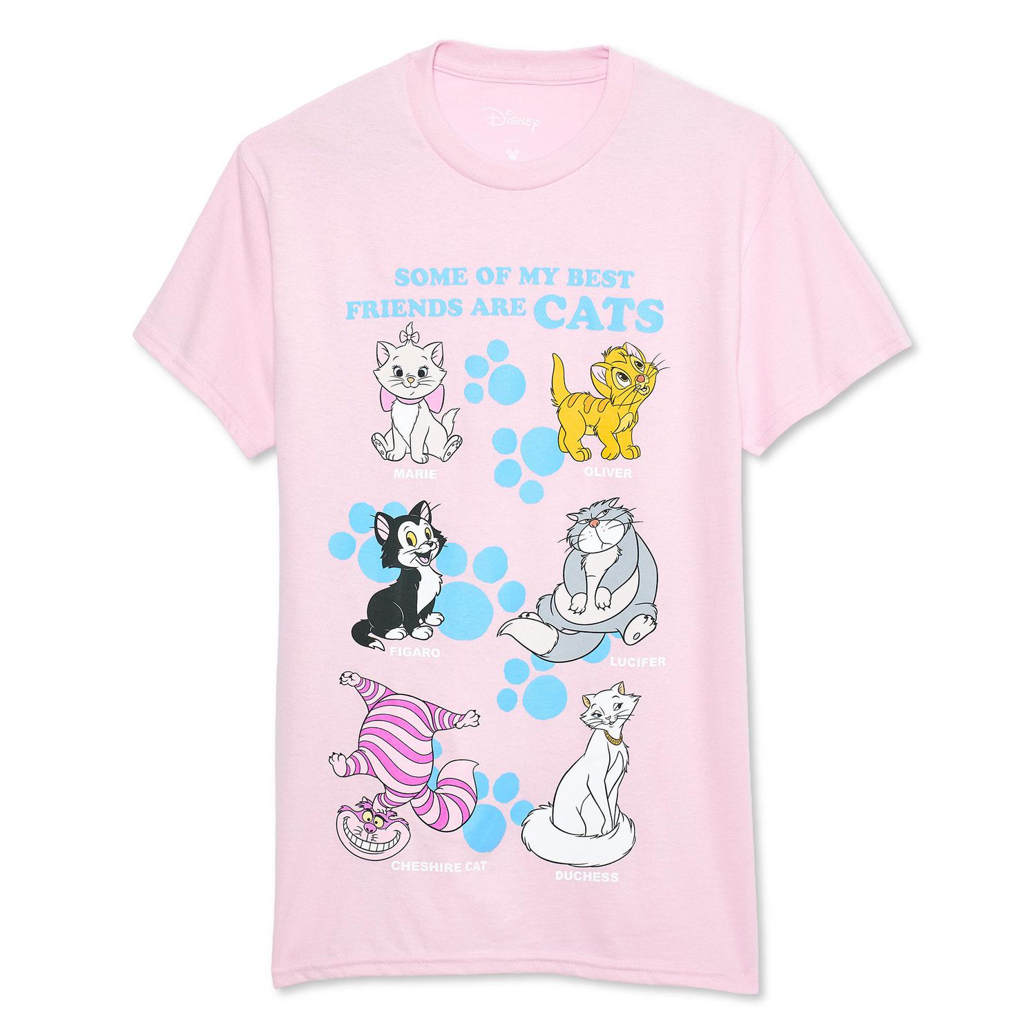 Disney Women's Cats Graphic T-Shirt