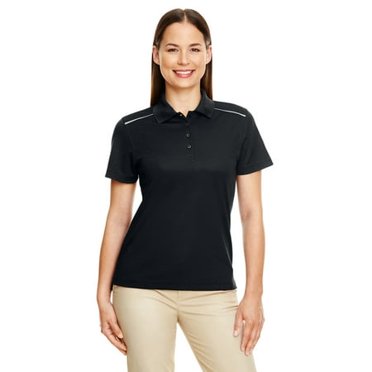 Ash City - Core 365 Ladies' Radiant Performance Piqué Polo with Reflective Piping