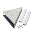 thumbnail image 1 of Palisade Vinyl Waterproof Corner Shower Shelf Rain Cloud, 1 of 7