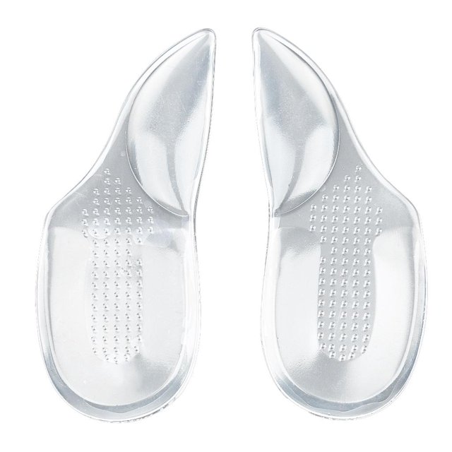 Esquirla Foot Heel Pain Relief Plantar Fasciitis Arch Support Insoles Inserts, Clear