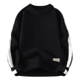 thumbnail image 1 of Pisexur Mens Sweater Casual Fashion Solid Color Knit Sweater Chunky Ribbed Long Sleeve Pullover Sweaters Winter Warm Crewneck Sweaters, 1 of 3