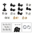 thumbnail image 2 of Mosiee 1/4 3/8 To 5/8 Female Male Threaded Screw Mount Adapter For Tripod Camera-Studio-Versatile-Screw-Mount-Adapter-N-E-W, 2 of 5