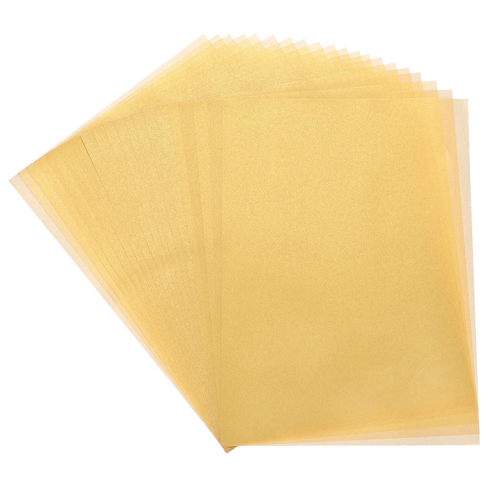 40 Sheet Gold Transparency 11.7" x 8.2" Printable Vellum Paper for Printing Wedding Invitations