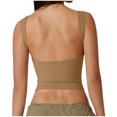 thumbnail image 4 of Yuyuzo Tank Tops for Women Crew Neck Sleeveless Basic Tank Tops Seamless Backless Solid Color Crop Shirts, 4 of 6