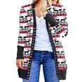 thumbnail image 1 of Femmes Noël Cardigan à Manches Longues Mi-Longues, 1 of 3