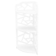 thumbnail image 3 of Corner Shelf 3 Tier Small Corner Shelves Plant Standing Rack for Small Spaces Bathroom Bedroom Organizer, 3 of 7