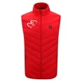 thumbnail image 2 of Gilet Chauffant pour Femmes, Rechargeable par Usb, Lavable, Gilet Chauffant Sans Manches à Imprimé Floral pour Ski, Camping, Randonnée, Gilet Chauffant pour Hommes, 2 of 8