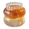 thumbnail image 1 of [] 14oz. Drinking Glasses Ripple Glass Cups  American Latte Coffee Cup Milk Juice Glass Cup, 1 of 6
