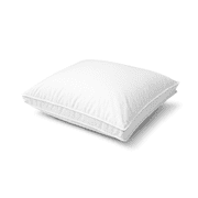 Health Comfort Gusseted 2 Pack Pillows - 300 Thread Count 100% Cotton Cover - Standard