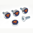 thumbnail image 2 of Superman 813433 Superman Symbol License Plate Frame Screw Set, 2 of 4