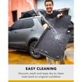 thumbnail image 4 of Convient 2018-2023 Jeep Wrangler JL Tapis 3D Doublure de Sol L1JP01901509 MAXpider; Ajustement Personnalisé; Bord Surélevé; Noir; Caoutchouc Thermoplastique de Texture Fibre de Carbone; 3 Pcs, 4 of 7