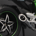 thumbnail image 4 of 2X 1:12 H2 R Motorcycle Alloy Model Toy Black Ninja H2R Motorbike Detachable Collection Black, 4 of 7