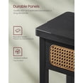 thumbnail image 4 of VASAGLE Console Table, Boho Entryway Table, Narrow Sofa Table, Entry Table with 2 Drawers, Behind Couch Table with Open Storage Shelf, Rounded Corners, for Living Room, Ash Black, 4 of 6