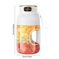 thumbnail image 3 of Huayishang Glass&Bottle Multifunctional Portable Juicer Cup With Digital Display 2024 New Portable Smoothie Portable USB Rechargeable Juice Cup, 3 of 4