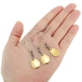 thumbnail image 4 of Unique Bargains 20Pcs Fishing Spinnerbait Wire with Blade, Large-sized Water-drop, Gold Tone, 4 of 5