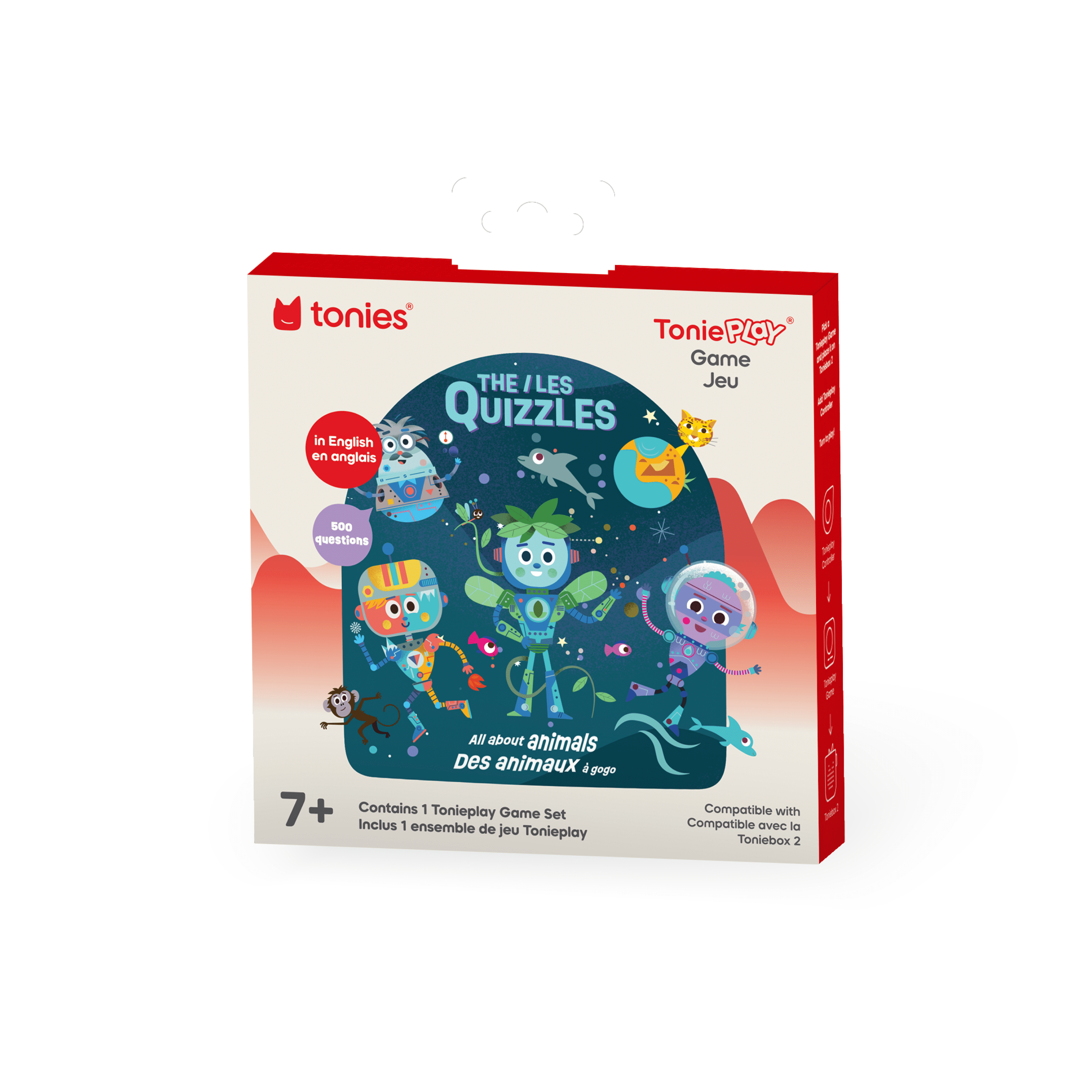 tonies Tonieplay: Les Quizzle Tout sur les animaux (Anglais)