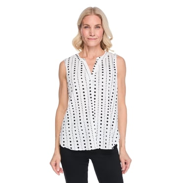 Iyla Women's Crinkle Sleeveless Blouse