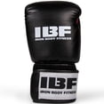 thumbnail image 2 of Gants de boxe IBF Iron Body Fitness série Training, gants d’entraînement en vinyle 16 oz, rouge/noir, 2 of 9