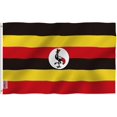 thumbnail image 1 of ANLEY Fly Breeze Drapeau Uganda 3x5 Pieds - Drapeaux de la République d'Uganda Polyester, 1 of 5