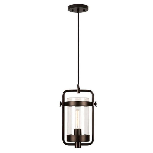 Henn&Hart Pendentif Métal/verre Bronze Noirci 11 Pouces