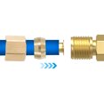 thumbnail image 4 of Uxcell 3/4" Brass Compression Fittings,100Pcs Compression Insert Tube Fitting for Connecting Air, Fuel, Water, Oil and Inert Gases Lines, 4 of 5