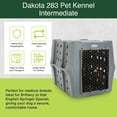 thumbnail image 2 of Dakota 283 Canine Rough and Tough Economy Pet Kennel, Intermediate, Dark Granite, 2 of 11