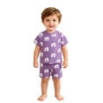 thumbnail image 3 of Vêtements Garçon T-Shirt à Manches Courtes Imprimé Tee Hauts Shorts Décontractés Col Rond Vêtements de Printemps pour Garçons Vêtements pour Garçon 11-12 Ans, 3 of 4