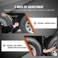 thumbnail image 4 of VEVOR H-Chock Wheel Stabilizer Trailer RV Tire Chock with Ratchet Wrench 2 PCS, 4 of 9