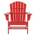 thumbnail image 3 of Portside Classic Outdoor Adirondack Chair (Set of 4) in Red, 3 of 8