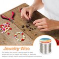 thumbnail image 4 of Uxcell Artistic Wire 328ft 26 Gauge Copper Craft Wrapping Wire, White, 4 of 6