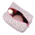 thumbnail image 4 of WMQPNNS New Trending Floral Print for Large Capacity Travel Makeup Organizer With Double Zipper Toiletry Pouch for Daily Use andMakeup Artists Storage, 4 of 5