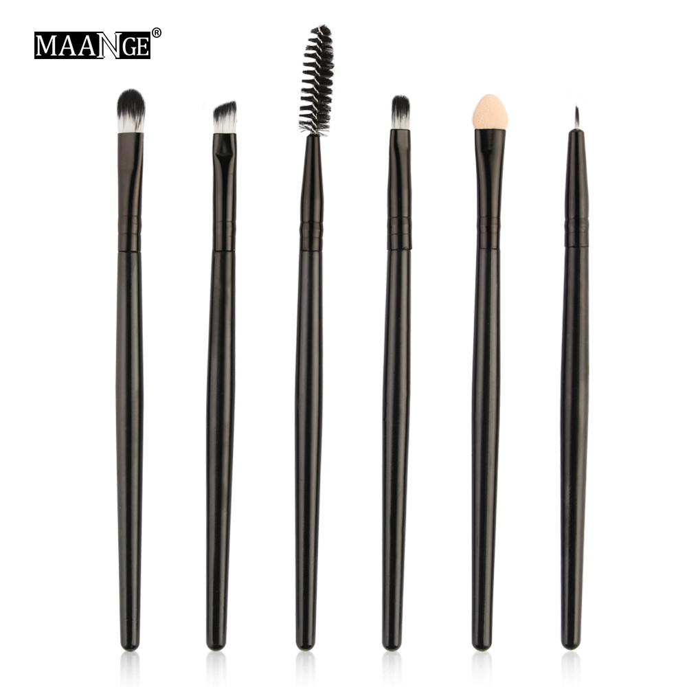 6PCS Cosmetic Makeup Brush Lip Makeup Brush Eyeshadow Brush