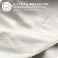 thumbnail image 4 of Ivy Union Microfiber Sheet Set - 3-Pieces - Breathable - Deep Pocket, Twin XL, Cream, 4 of 6