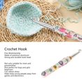 thumbnail image 4 of Crochet Hook, 10.0mm Ergonomic Handle Crochet Knitting Needle Size Marking Design  For Scarf For Beginners, 4 of 8