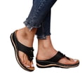 thumbnail image 4 of DPTALR Sandales de Plage d'Été pour Femmes à Talon Compensé Pantoufles Sandales Décontractées Sandales de Plage Chaussures pour Femmes, 4 of 9