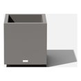 thumbnail image 1 of Veradek Block Series Jardinière Cube Petite en Plastique - Gris, 1 of 12
