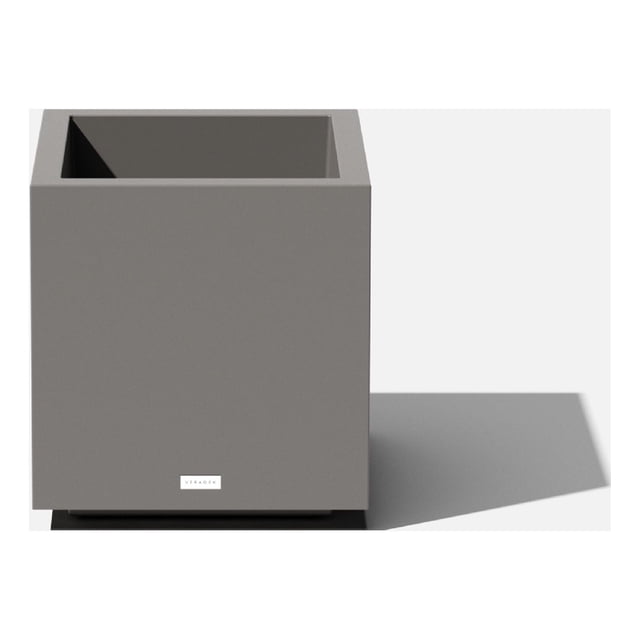 Veradek Block Series Jardinière Cube Petite en Plastique - Gris