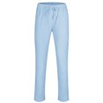 thumbnail image 3 of Innerwin Bottoms Solid Color Men Pants Outdoor Elastic Waist Loose Trousers Sky Blue M, 3 of 7