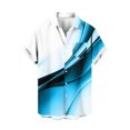 thumbnail image 2 of Styesk T-Shirts pour Hommes Col Rabattu Fluide Léger Manches Courtes Cardigan Boutonné Haut Chemise Manches Courtes Col Rabattu Haut Chemise, 2 of 4