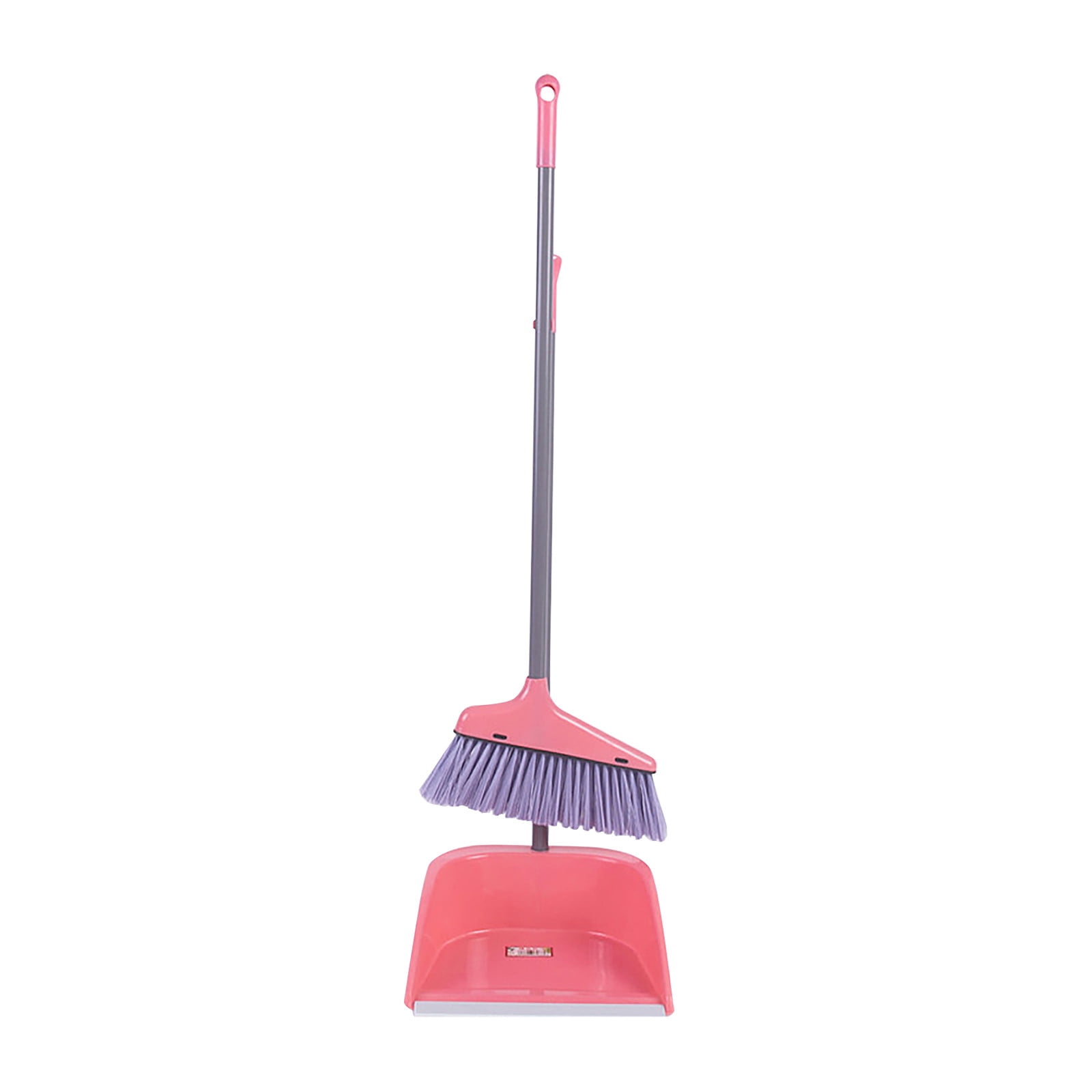 Penkiiy Broom and Dustpan Set for Home, Broom with Dustpan Cleaning Teeth Combo Set, Indoor Sweep Broom, Long Handle Broom for Office Home Kitchen Lobby Floor