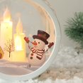 thumbnail image 4 of Christmas Light Ornaments Christmas Window Ornament Retro Candle Light LED Candle Light Round Retro Small Glass Plastic Led  Christmas Candle Decoration For Home, 4 of 4