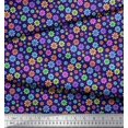 thumbnail image 3 of Soimoi Cotton Duck Fabric Circle & Floral Artistic Printed Fabric 1 Yard 42 Inch Wide, 3 of 4