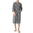 thumbnail image 1 of SDNall Robe d'Été pour Femmes et Hommes à Taille Élastique, Imprimée, Décontractée, avec Poches à Liens, Robes d'Été, Robes d'Été pour Femmes, 1 of 3