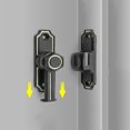 thumbnail image 4 of ORUYROP Luminous Black Sliding Bolt Locks, Flip Door Locks,Wardrobe Locks,Heavy Duty Gate Latch Clasp Lock, 4 of 5