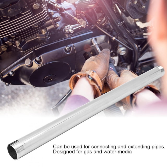 Male Threaded Pipe Fittings Stainless Steel 50cm Plumbing System G1/2 Male Thread Extension Rod DIY House Construction