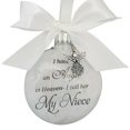 thumbnail image 1 of Christmas Ornament Feather Ball Angel In Heaven Memorial Ornament, 1 of 7
