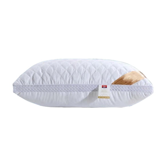 Bed Pillows,Pillow Core,Hotel Quality Cooling Down Alternative Gusseted Bed Pillows for Side,Back,Cotton Hotel Bed Pillows for Sleeping,Soft Support Fluffy Medium Firm Pillows for Side Back