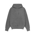 thumbnail image 2 of Innerwin Sweatshirts Drawstring Men's Hoodies Fall Solid Color Thick Hooded Sweatshirt Deep Gray XS, 2 of 3
