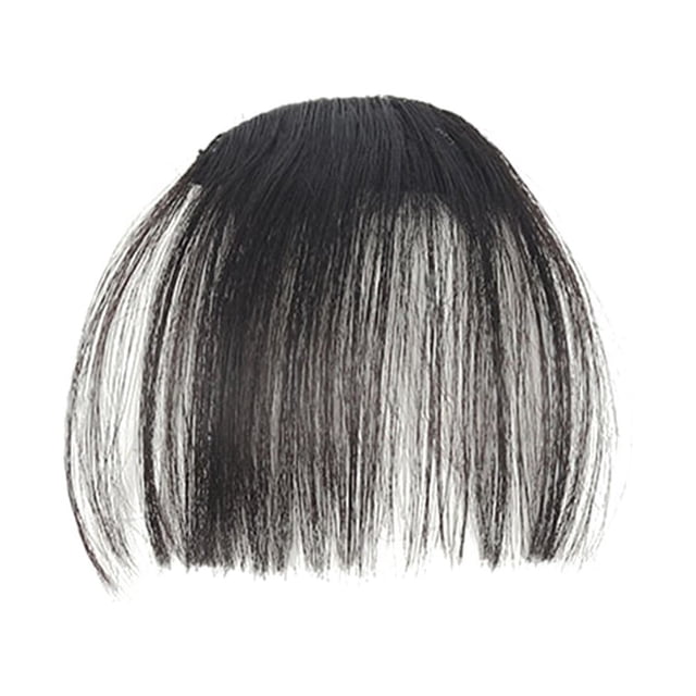 MasteelfCA Fashion One Piece Clip in Hair Bangs / Thin Fringe / Hair Extensions Natural Fake Hair Pieces (Natural Color)