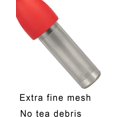 thumbnail image 3 of Infuseur à Thé pour Thé en Feuilles, Boule Passoire Mignonne en Acier Inoxydable, Maille Extra Fine, Infuseur à Thé, Filtre pour Tasse, Tasse, Poignée en Silicone (Rouge), 3 of 7